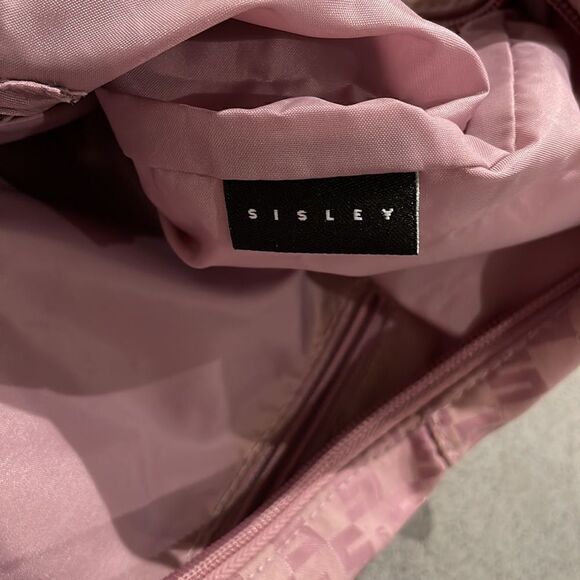Sisley pink logo S shoulder bag - Picture 11 of 12